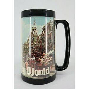 Vintage Walt Disney ThermoServ Mug Main Street, U.S.A